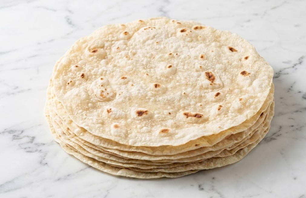 Geleneksel köy tipi kuru ev yufkası